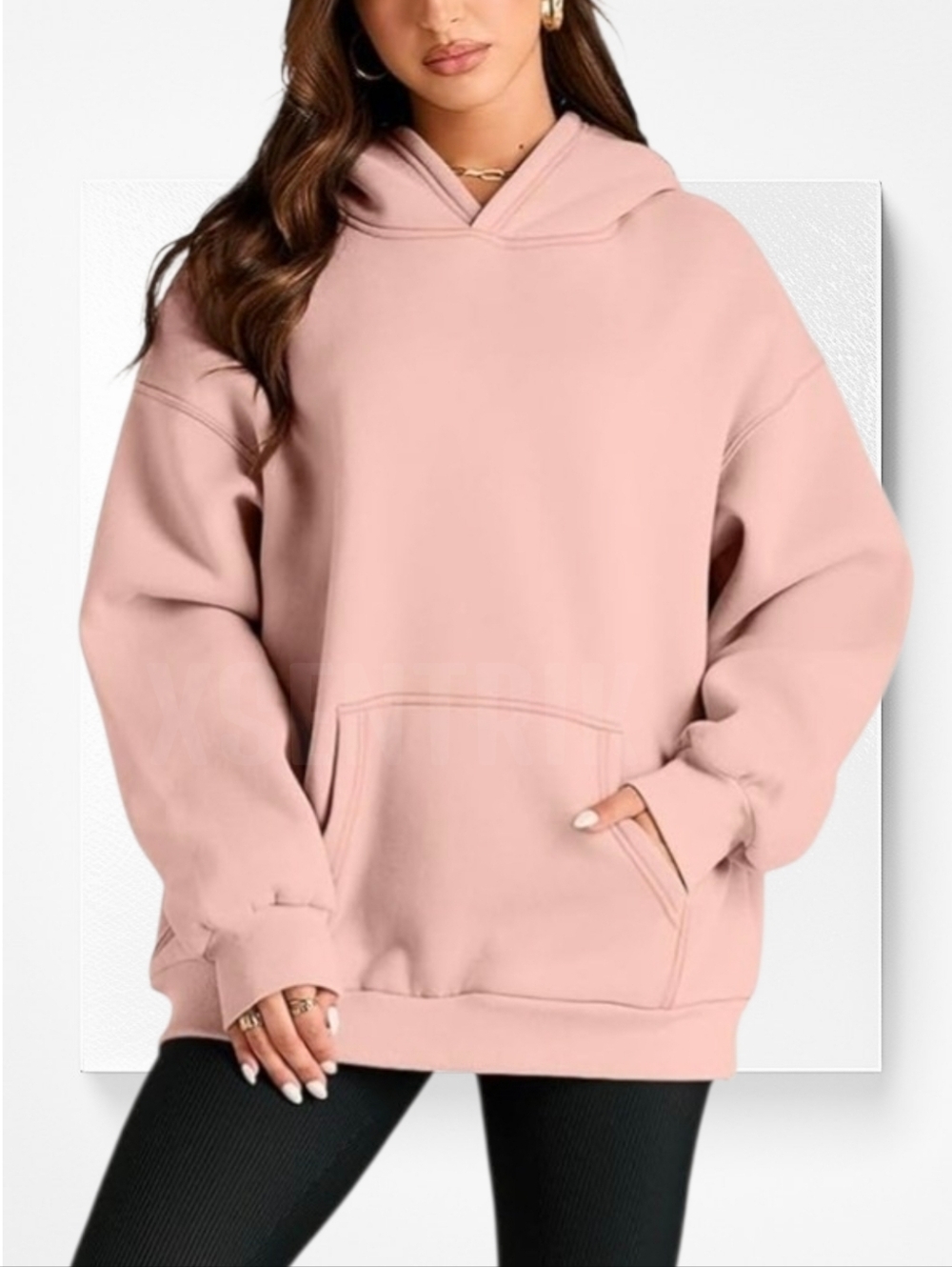 Oversized Hoodie Sweatshirt ▪︎ Blush ▪︎ Sz LG